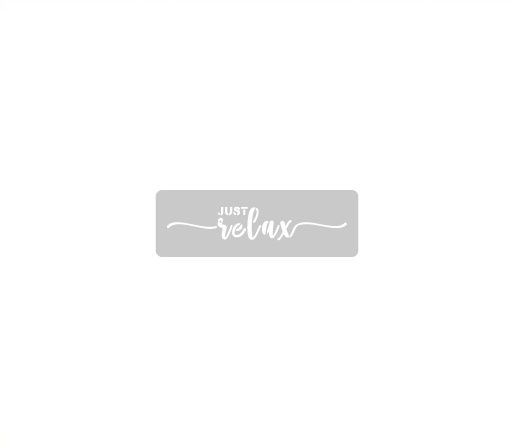 STENCIL EQ ARTE 4.5X24CM RELAX
