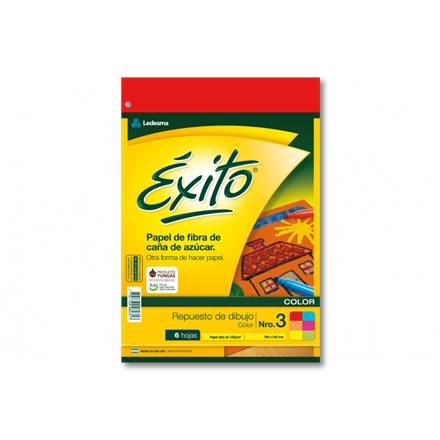 REPUESTO DE DIBUJO EXITO N°3 COLOR 6H