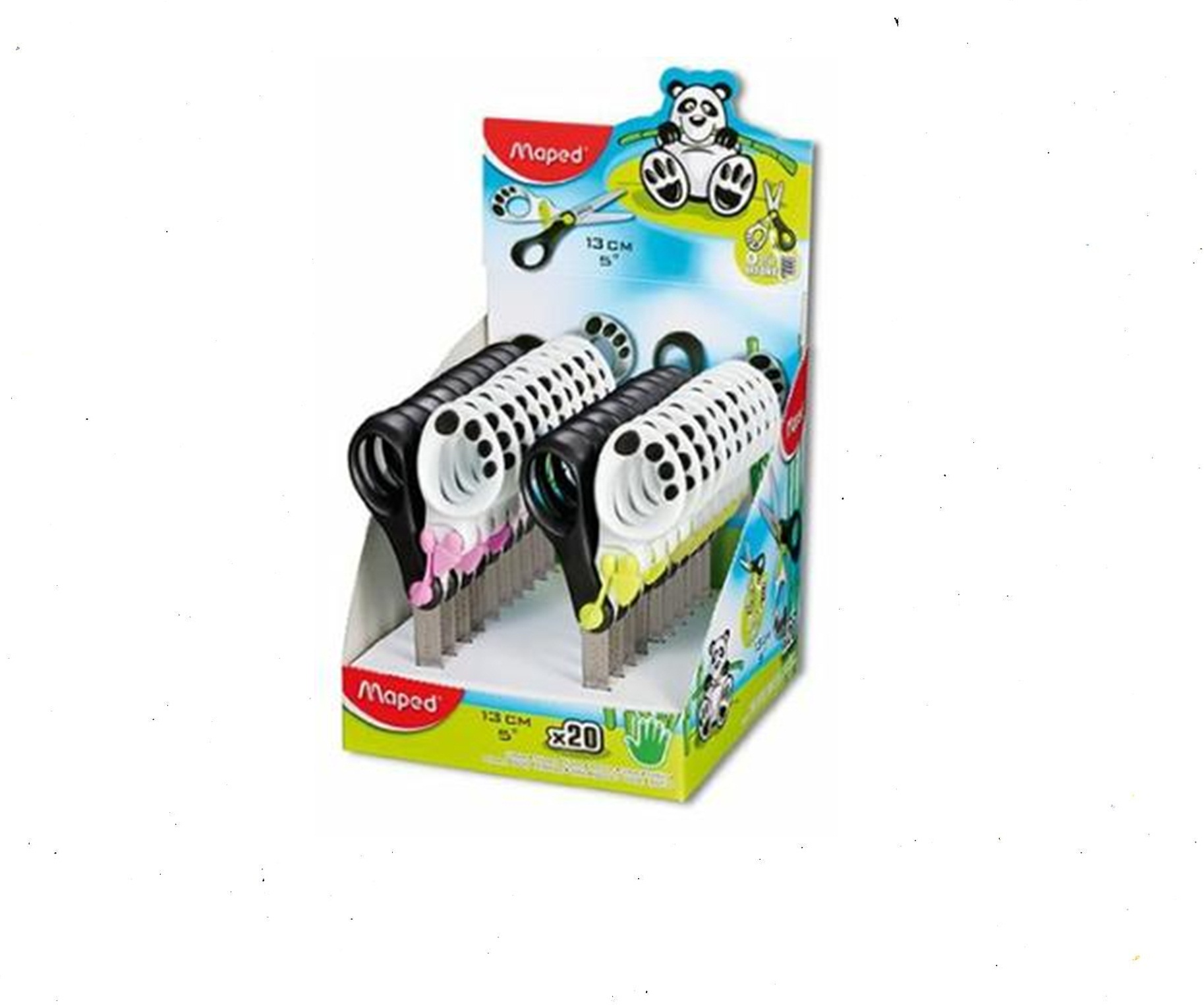 TIJERA MAPED SECURITY KOOPY PANDA 13CM DISPLAY X20