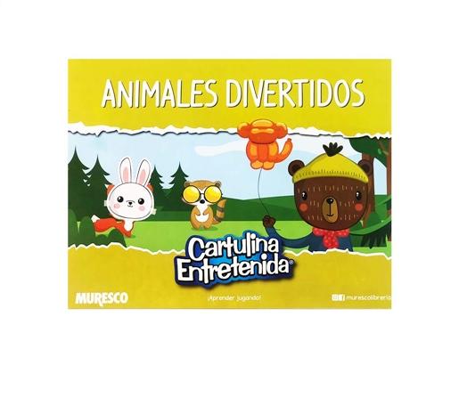 BLOCK DIDACTICO MURESCO CARTULINA ENTRETENIDA ANIMALES DIVERTIDOS