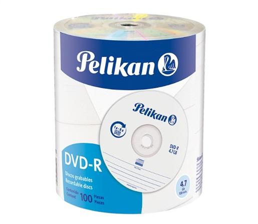 DVD-R PELIKAN 4.7GB BULK X100