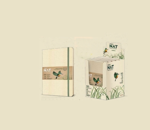 LIBRETA LEDESMA NAT T/DURA 16X21 80H RAYADO
