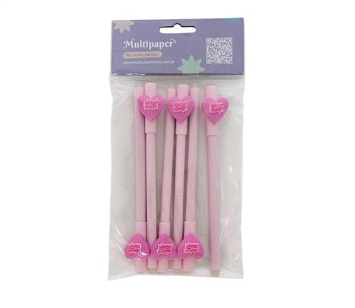 BOLIGRAFO BORRABLE MP TINTA AZUL SHINE BABY BL X6