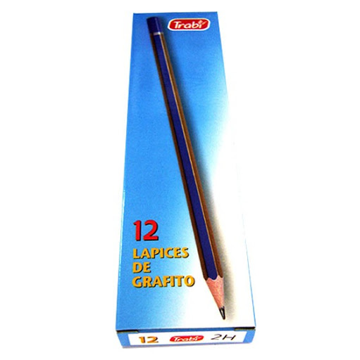 LAPIZ DE GRAFITO TRABI 3H CJ X12
