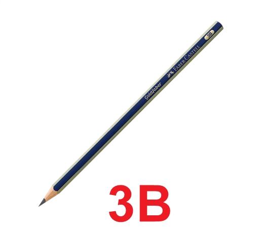 LAPIZ DE GRAFITO FABER CASTELL GOLDFABER 3B CJ X12