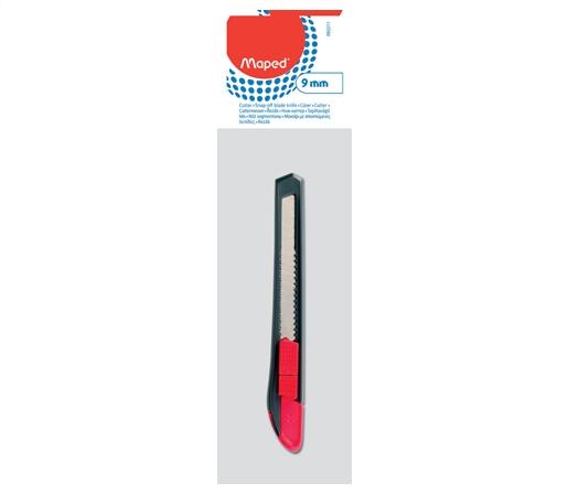CUTTER PLASTICO MAPED 9MM BOLSA X1