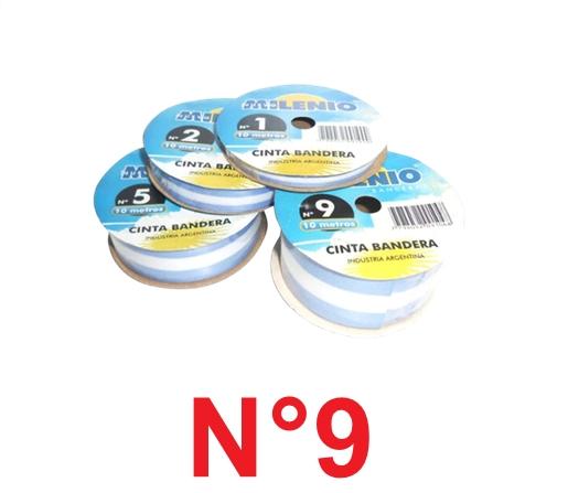 CINTA BANDERA MILENIO N°9 40MM X 10MTS