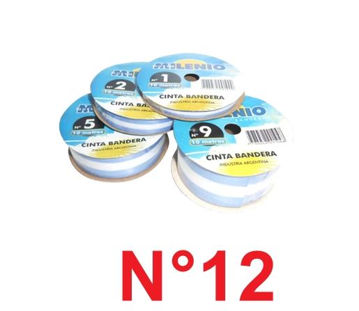 CINTA BANDERA MILENIO N°12 55MM X 10MTS