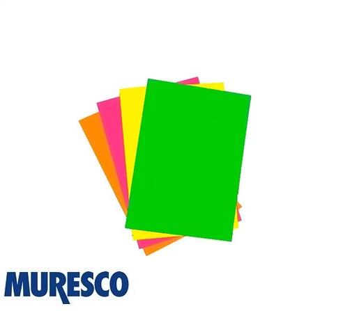 CARTULINA MURESCO PAQ X20 FLUO NARANJA