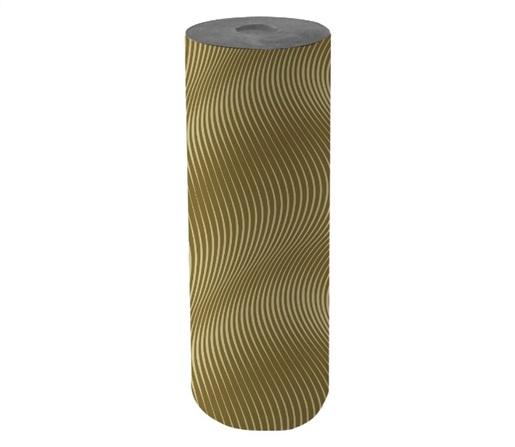 BOBINA DE REGALO MURESCO 60X200 SINUOSO ORO/BEIGE