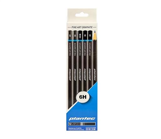 LAPIZ DE GRAFITO PLANTEC 6H CJ X12