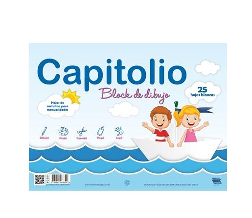 BLOCK DE DIBUJO HUSARES CAPITOLIO N°5 BLANCO 25H