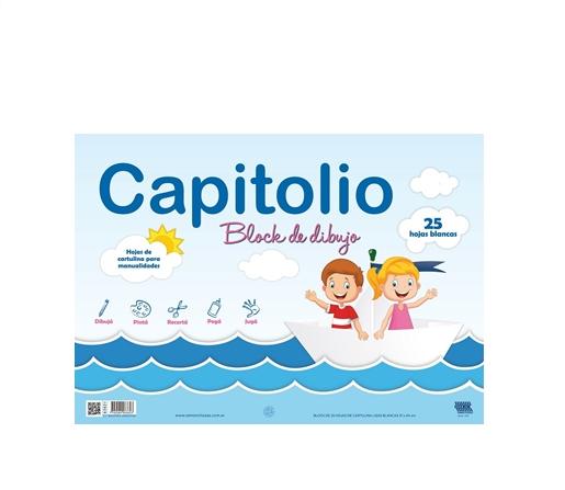 BLOCK DE DIBUJO HUSARES CAPITOLIO N°6 BLANCO 25H