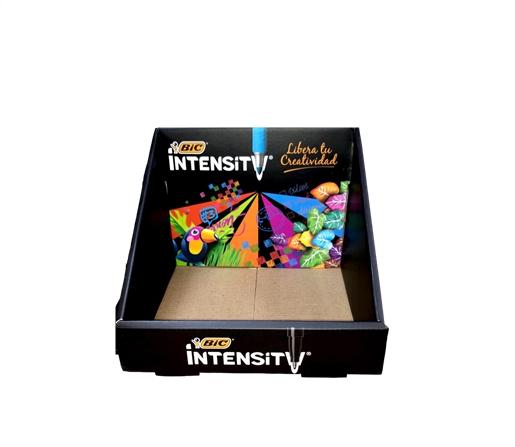 MATERIAL POP BIC BANDEJA P/MOSTRADOR INTENSITY