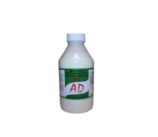 BARNIZ Y DILUYENTE AL AGUA AD SEMI MATE 250ML
