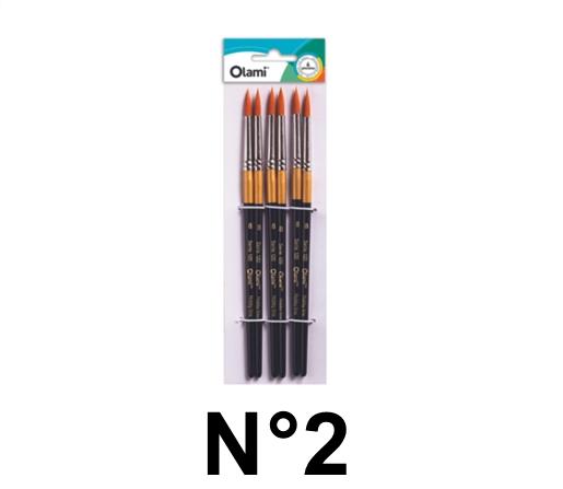 PINCEL LINER CORTO OLAMI BL X6 139-2