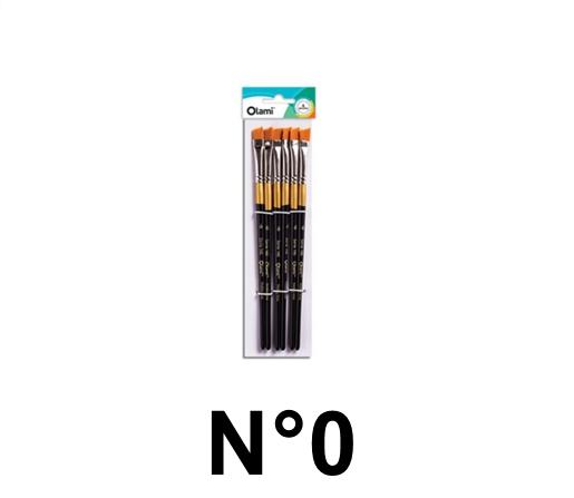 PINCEL CHANFLE OLAMI BL X6 146-0
