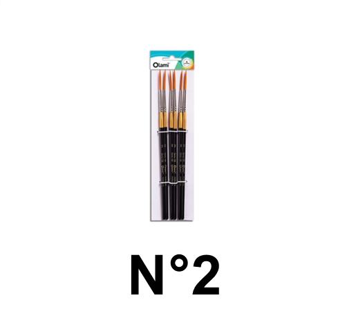 PINCEL LINER LARGO OLAMI BL X6 138-2