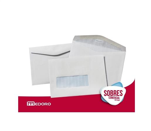 SOBRE COMERCIAL C/VENTANA MEDORO 90G X500