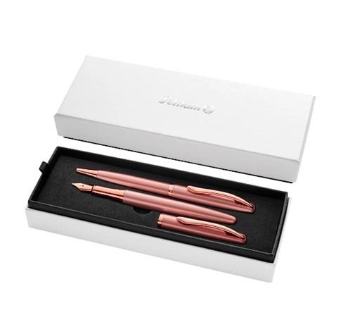SET PLUMA + BOLIGRAFO PELIKAN NOBLE ELEGANCE ROSA