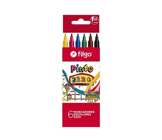 MARCADOR ESCOLAR FILGO PINTO 2220 EST X6