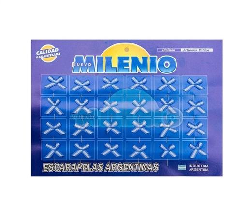 ESCARAPELA MILENIO N°107 MOÑO SIMPLE X24