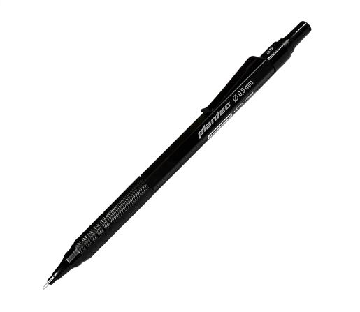 PORTAMINAS PLANTEC METALICO 0.5MM TRIANGULAR NEGRO
