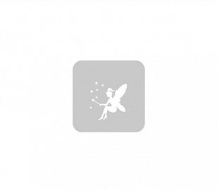 STENCIL EQ ARTE 10X10CM REDONDO HADA