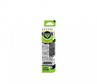 LAPIZ DE GRAFITO PIZZINI TRIANGULAR HB CJ X12