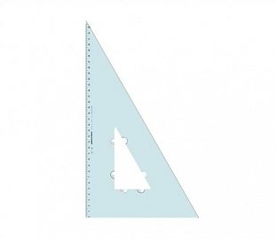 ESCUADRA PLANTEC 30 X 60°