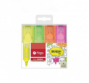 RESALTADOR FILGO TEXT MARKER FLUO EST X4