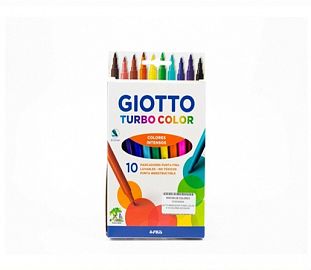 MARCADOR GIOTTO TURBO COLOR CJ X10
