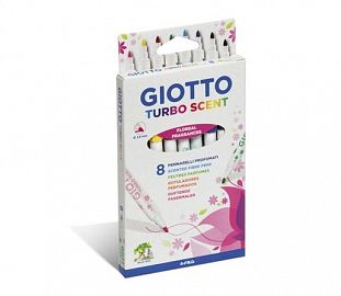 MARCADOR GIOTTO TURBO SCENT (AROMATIZADOS) CJ X8