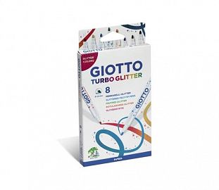 MARCADOR GIOTTO TURBO GLITTER CJ X8