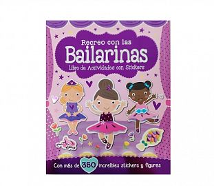 LIBRO DE ACTIVIDADES RECREO CON LAS BAILARINAS + STICKER