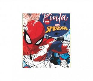 LIBRO PARA COLOREAR PINTA CON SPIDERMAN