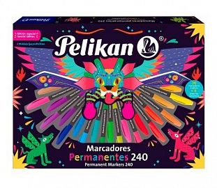 MARCADOR PERMANENTE PELIKAN 240 RULETA X36