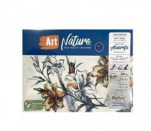 BLOCK PEGADO PLANTEC ART NATURE 35X50 230G 20H