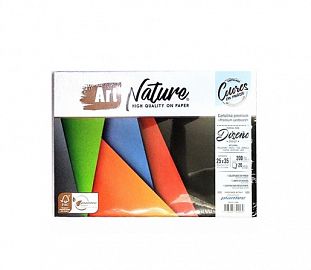 BLOCK PEGADO PLANTEC ART NATURE 25X35 200G CARTULINA COLOR 20H