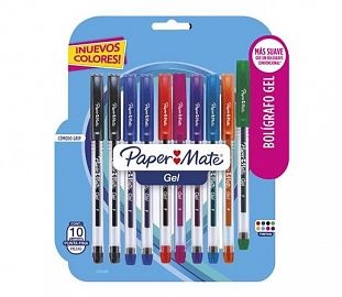 BOLIGRAFO PAPERMATE 0.6MM CLASICO + FASHION BL X10