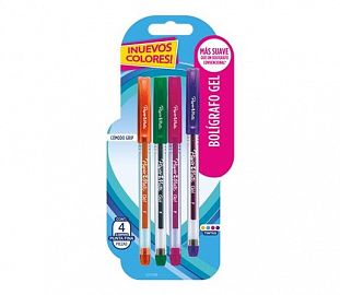BOLIGRAFO PAPERMATE 0.6MM FASHION BL X4