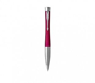 BOLIGRAFO PARKER URBAN MAGENTA TERMINACION CROMADA TINTA AZUL