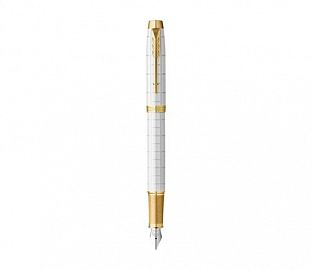 PLUMA PARKER IM PEARL TERMINACION DORADA PUNTA FINA