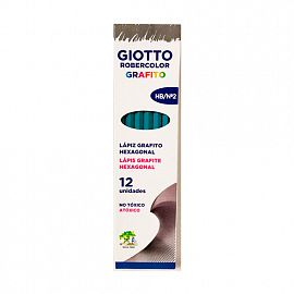 LAPIZ DE GRAFITO GIOTTO ROBERCOLOR CJ X12