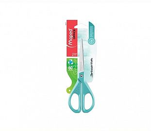 TIJERA MAPED ESSENTIALS GREEN PASTEL TURQUESA 17CM BL X1