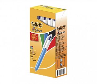 BOLIGRAFO BIC 4 COLORES 1.0 ORIGINAL CJ X12