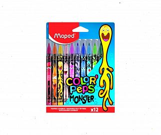 MARCADOR MAPED COLOR PEPS MONSTER CJ X12