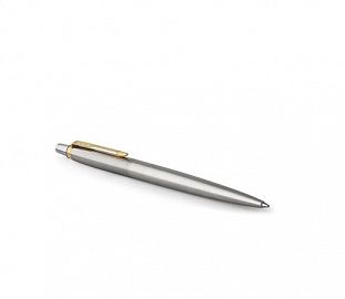 BOLIGRAFO PARKER JOTTER CORE ACERO TERMINACION DORADA