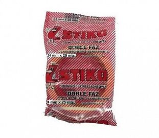 CINTA ADHESIVA BIFAZ STIKO 24X25