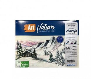 BLOCK PEGADO PLANTEC ART NATURE P/ACUARELA 25X35 180G 20H